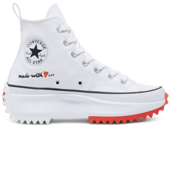 Converse Run Star Hike High 'Made With Love' Platform WOMEN SZ / 571874C - Picture 3 of 16